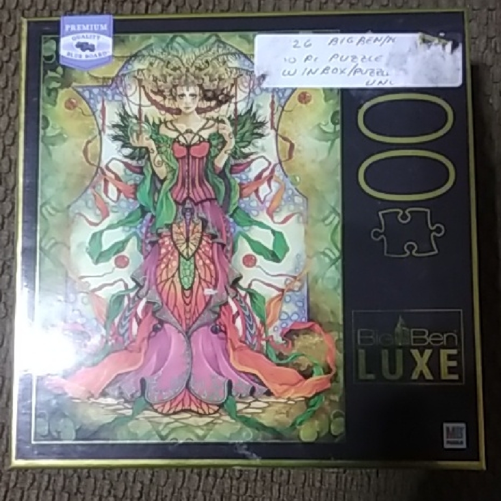 Big Ben Luxe Floral Fairy Puzzle - Pink & Green